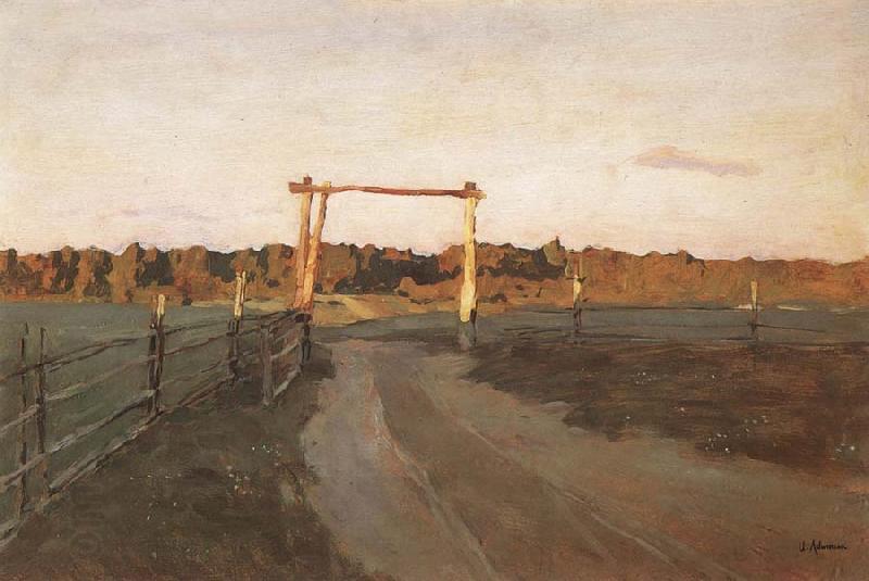Levitan, Isaak Sommerabend China oil painting art
